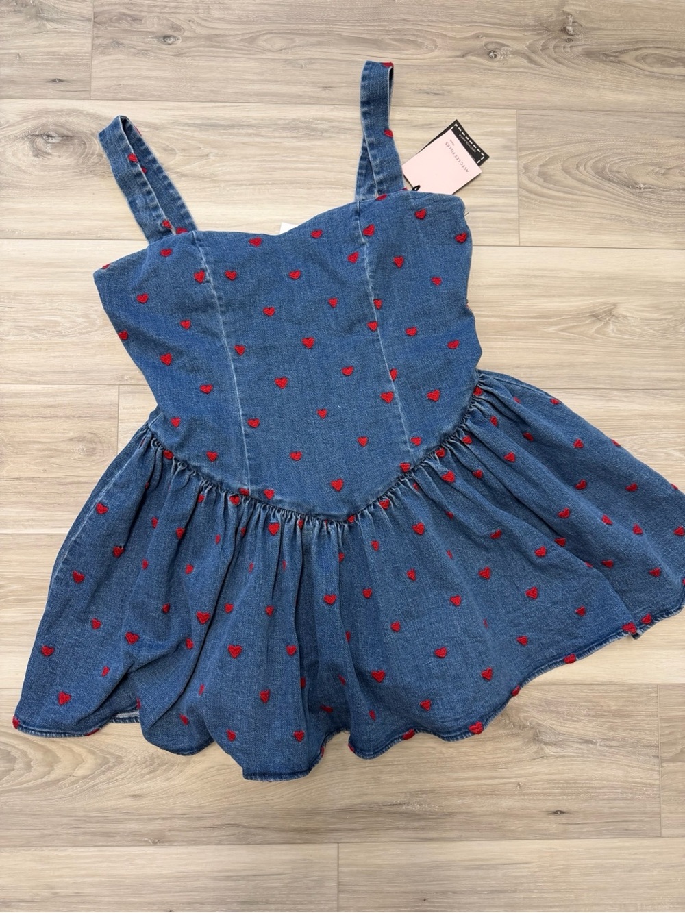 Avec Les Filles Women's Heart Detailed Sleeveless Mini Dress size 14